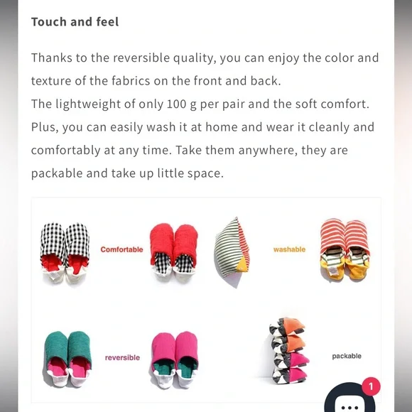 Merippa Blue Plaid and Multicolor Japanese Slipper Socks - Picture 6 of 10